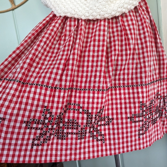 Vintage Gingham Skirt - Picture 2 of 5